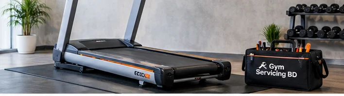 Treadmill and Gym Servicing BD tool bag in a clean equipment staging space